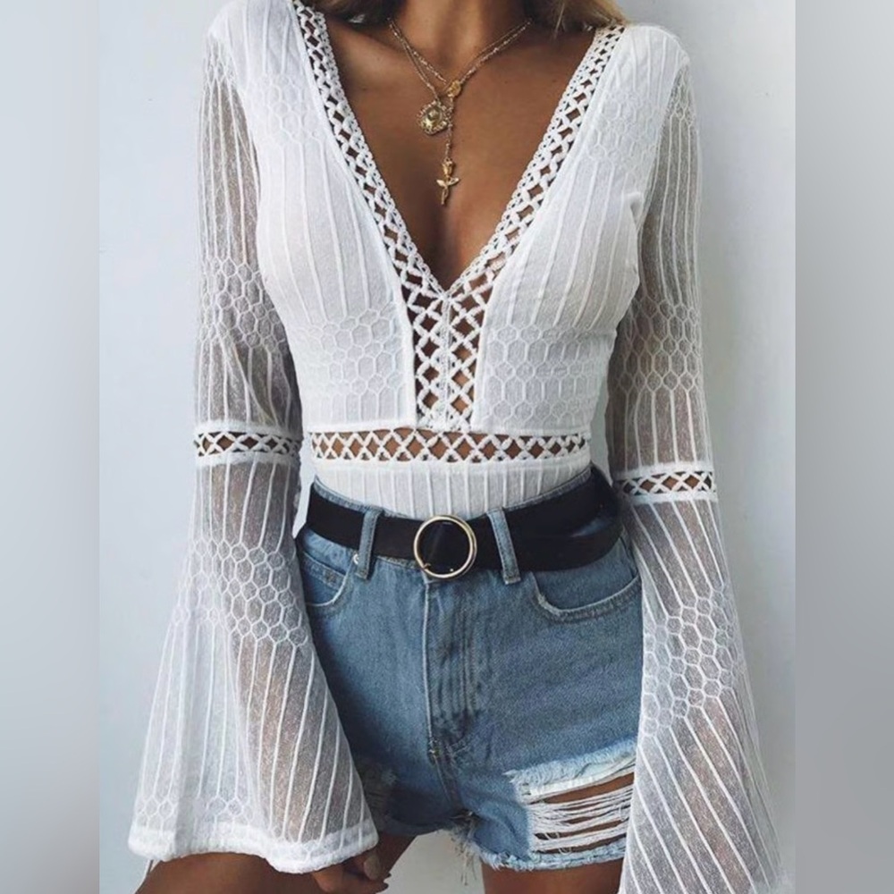 Tiger Mist | Alaska White Bodysuit